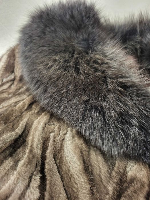 Jachetă de lux, din blană naturală, damă – mărimea 44