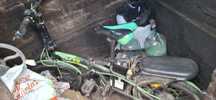 Bicicleta RKS electrica în funcțiune