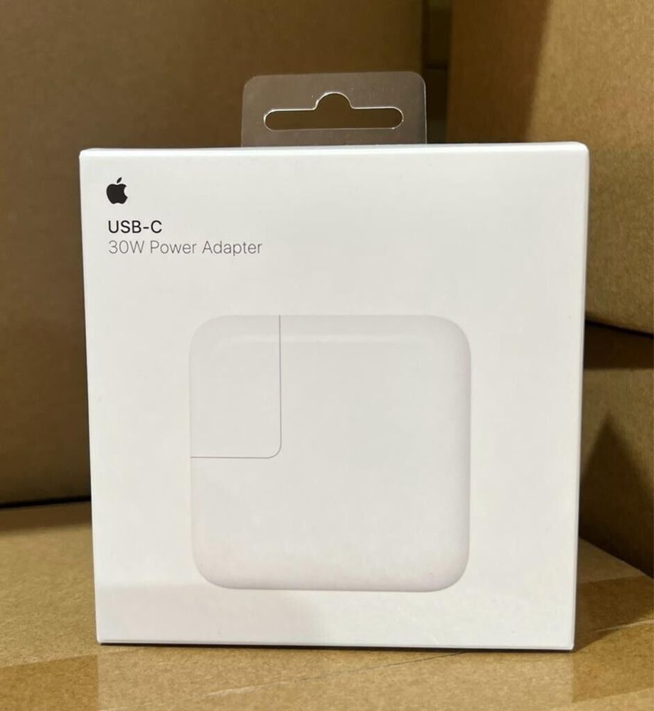 Apple 30W USB C Power Adapter, бял - MW2G3ZM/A, Yettel, Зарядно