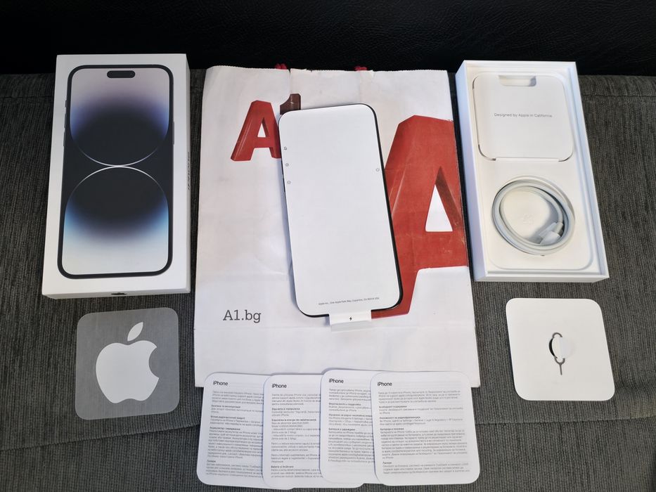 512GB iPhone 14 Pro Max A1 Документи 2024г. Space Black / Черен