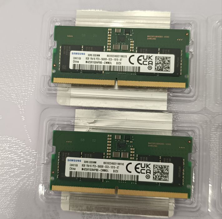 Оперативная память Samsung DDR5 8GB 5600MHz SO-DIMM (как новая)
