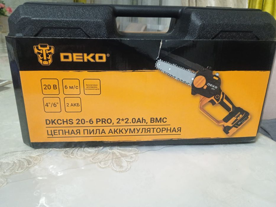 Продам новую электропилу на аккумуляторе