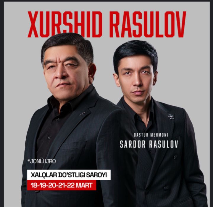 Xurshid Rasulov konsert | Хуршид Расулов концерт