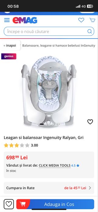 Balansoar bebelusi