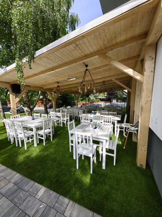 Scaune lemn masiv terasa, restaurant direct de la producator