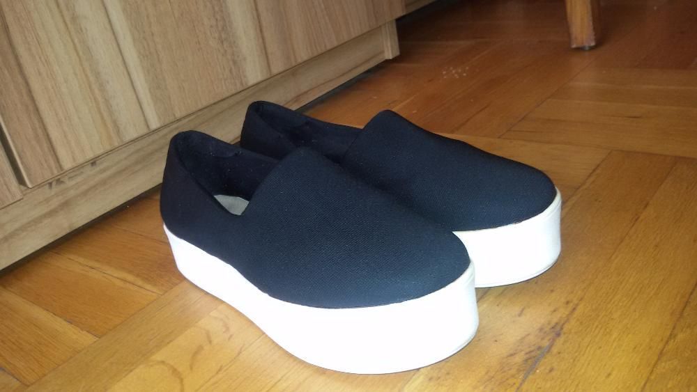 Блестящи Пантофки/ Обувки с платформа