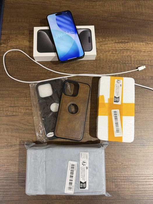 Iphone 15 pro max 256 black