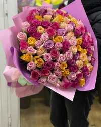 Бесплатная доставка цветы, метровые розы,пионы,торты,шары