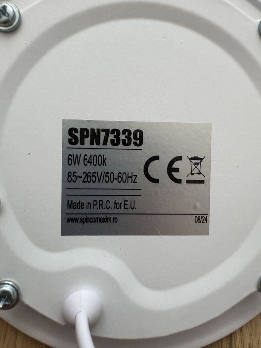 Spoturi led 6W 6400K 120mm