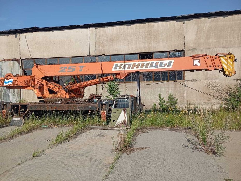 Установка автокрана Клинцы 25т 2007