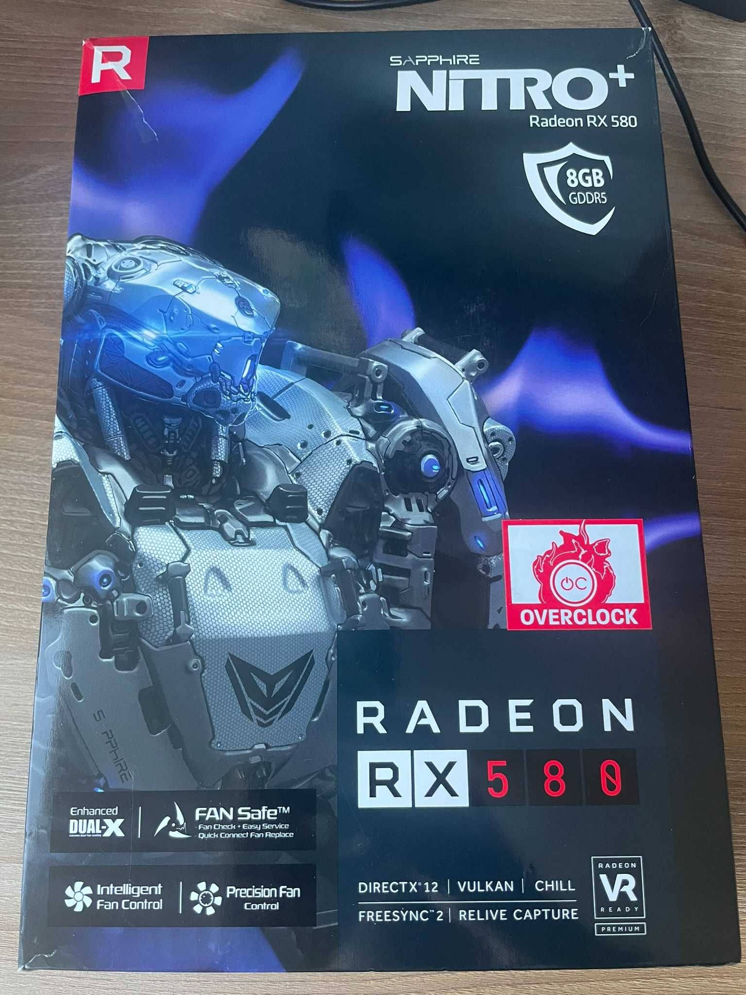 Radeon RX 580 Sapphire Nitro+ 8GB GDDR5