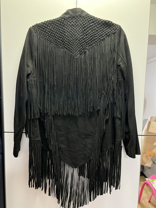 Geaca noua piele naturala Zara marimea M