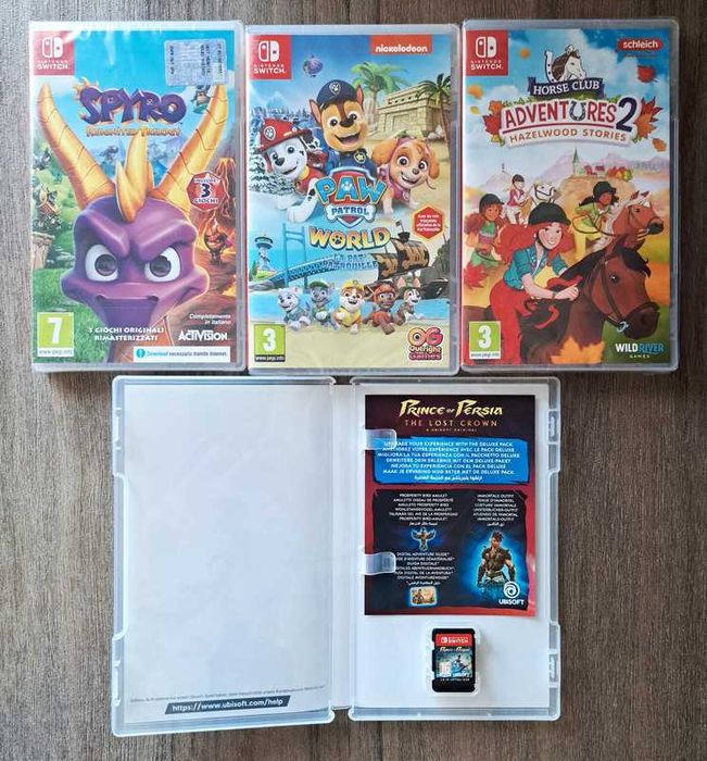Lot 4 jocuri Nintendo Switch noi