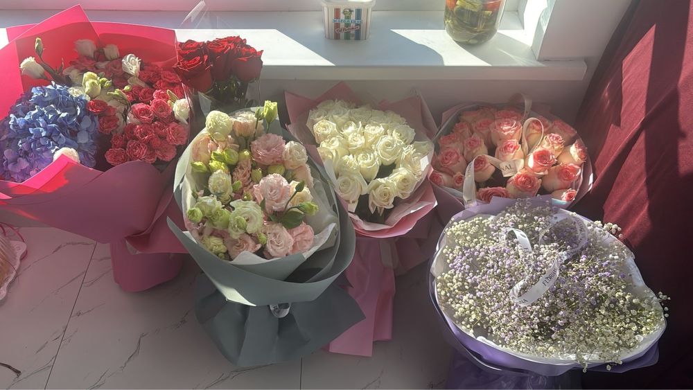 Продам свежие букеты
