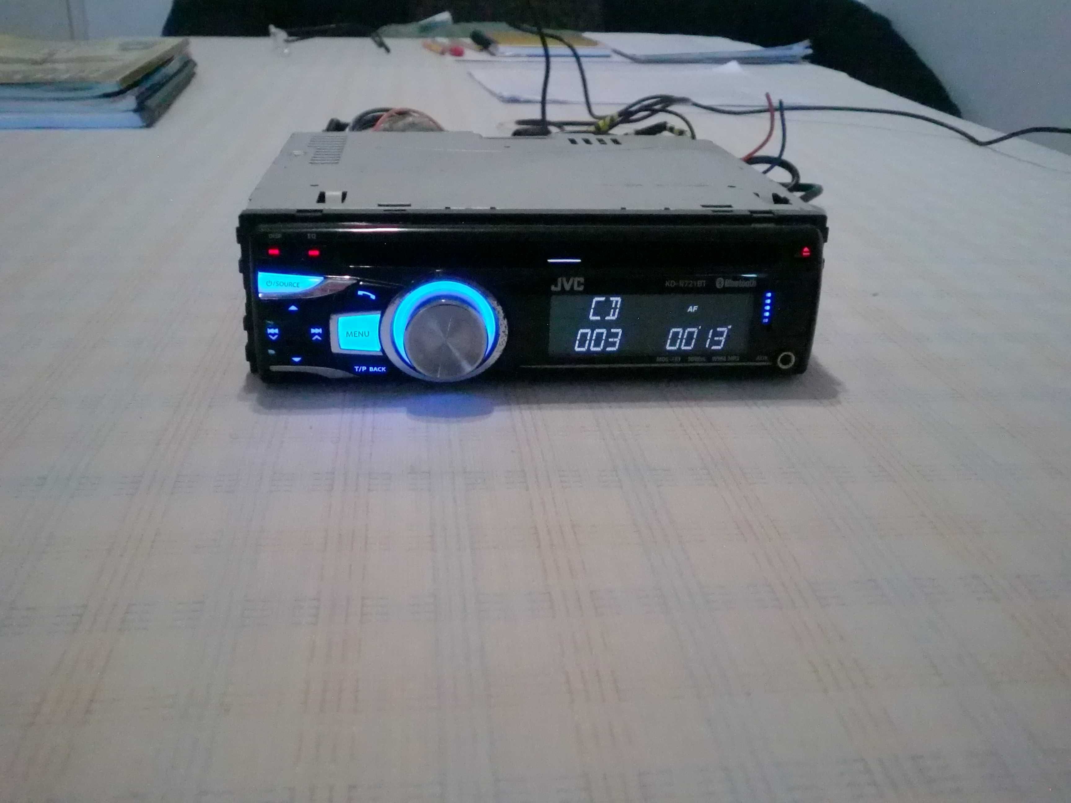 Bluetooth.USB ,CD,AUX player JVC KD-R721BT