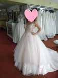 Rochie mireasa rose tip printesa cu trena