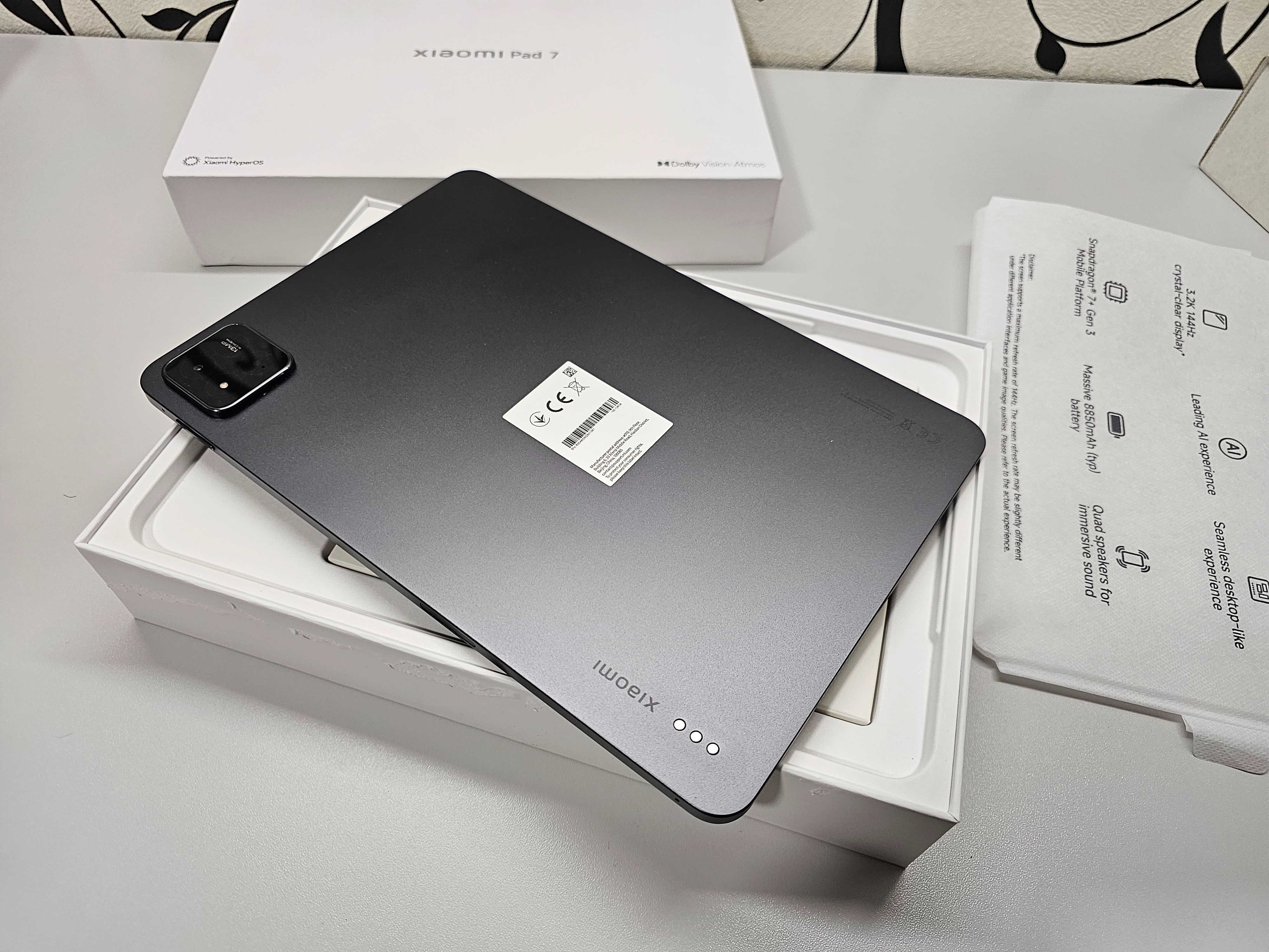 ПРОДАМ Планшет Xiaomi Pad 7 (8GB/128GB) Тёмно-серый. Состояние НОВОЕ