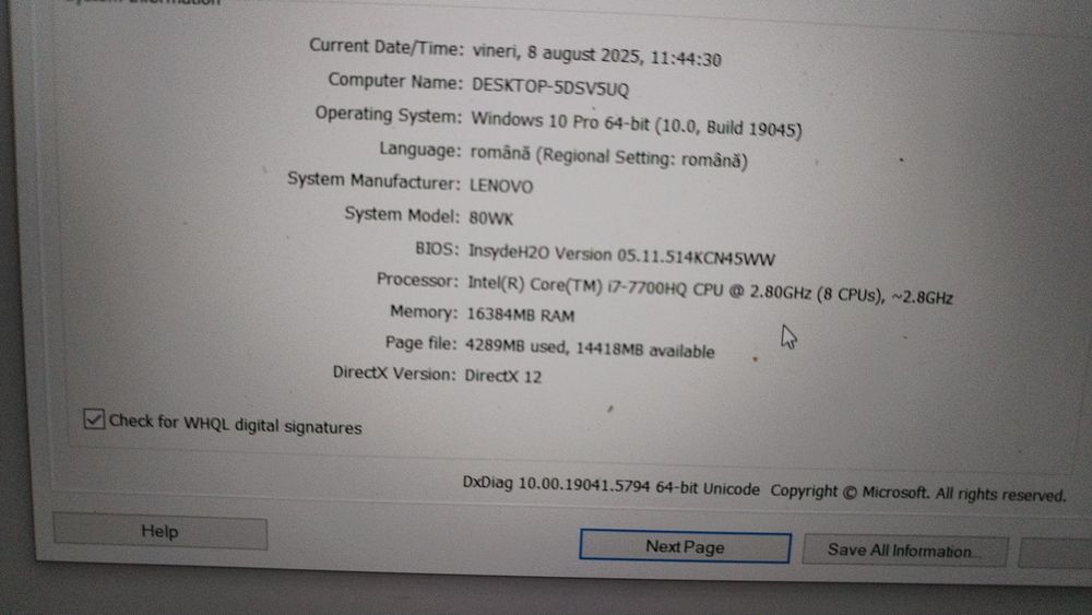 Laptop Lenovo Gaming