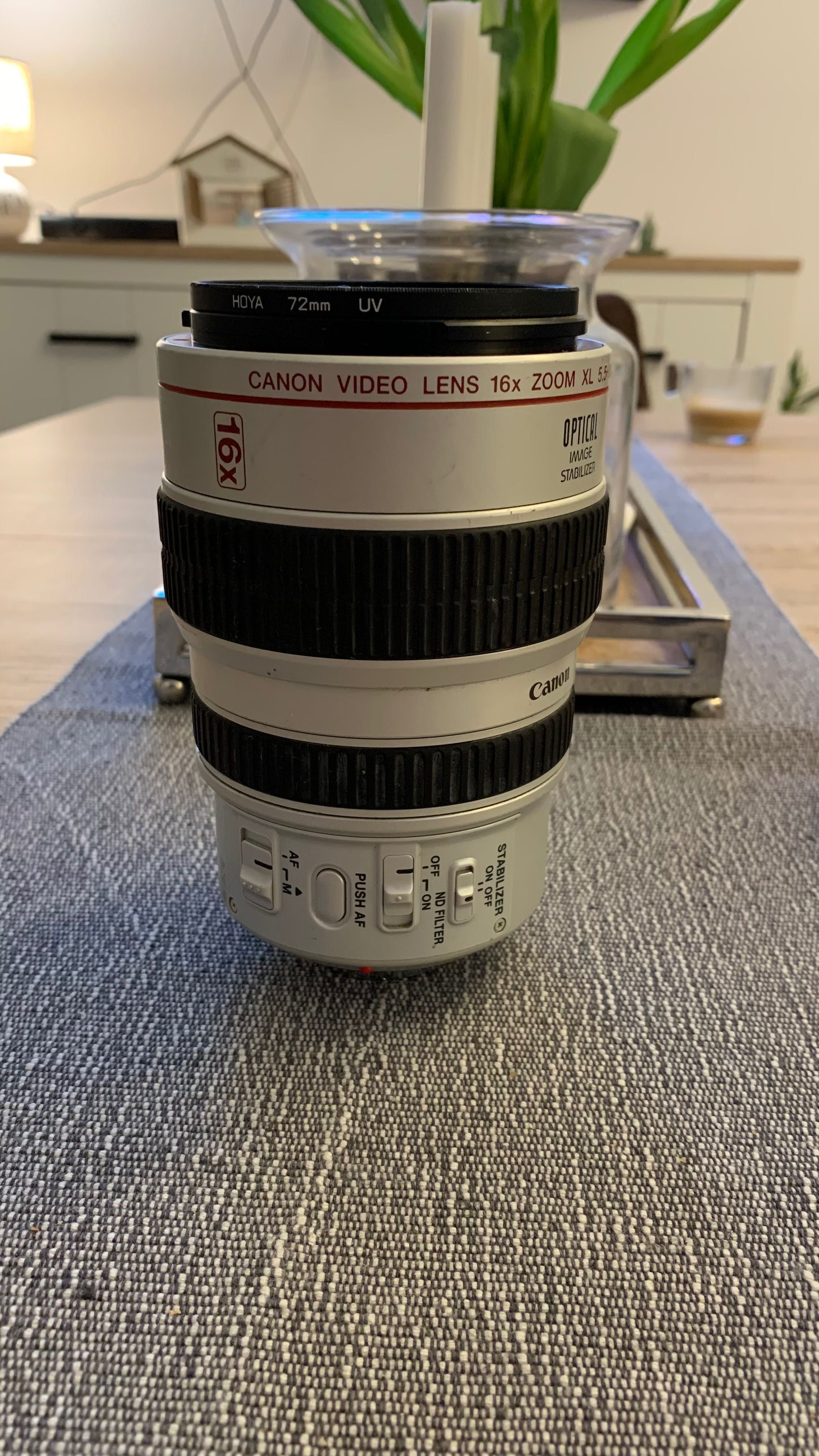 Canon video lens 16X Zoom XL 5.5-88mm IS II XL1 XL1s XL2 tele obiectiv