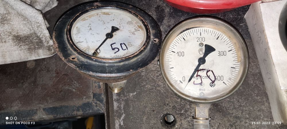 Манометры, советские и немецкие рабочие