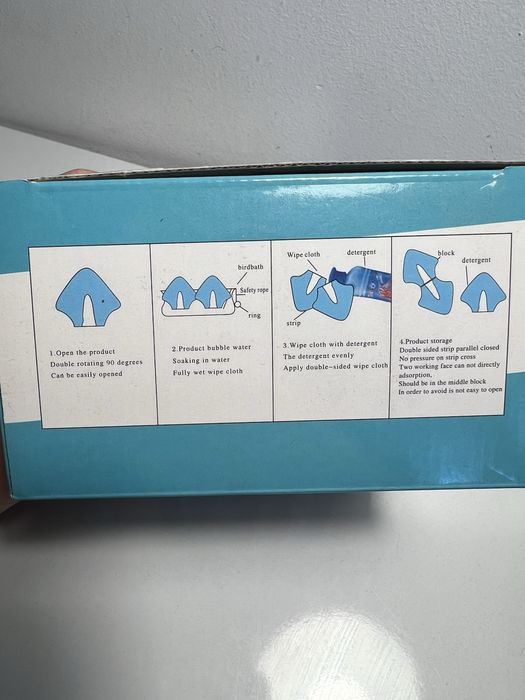 Уред за двустранно почистване на прозорци