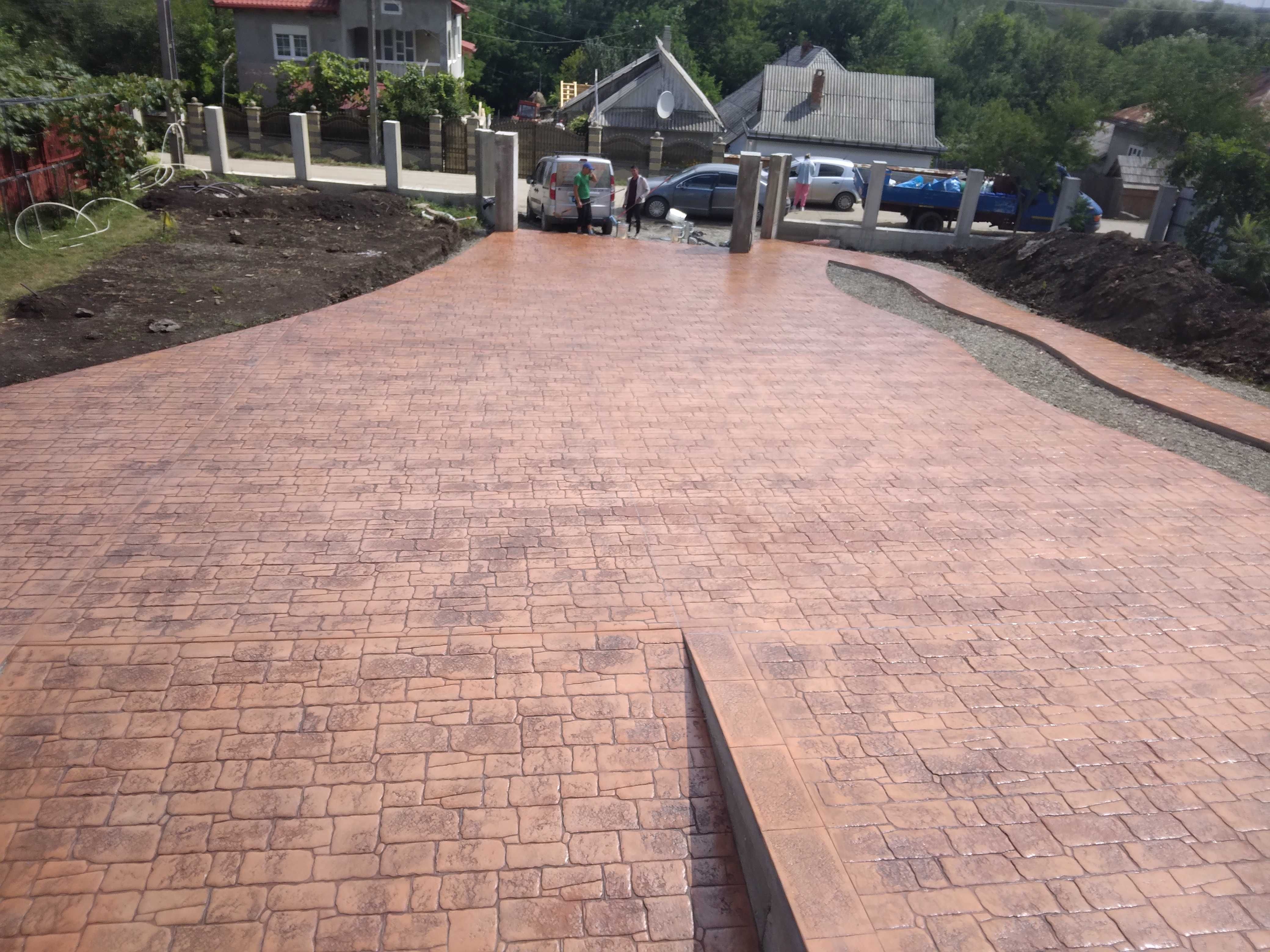 Beton amprentat ,beton elicopterizat