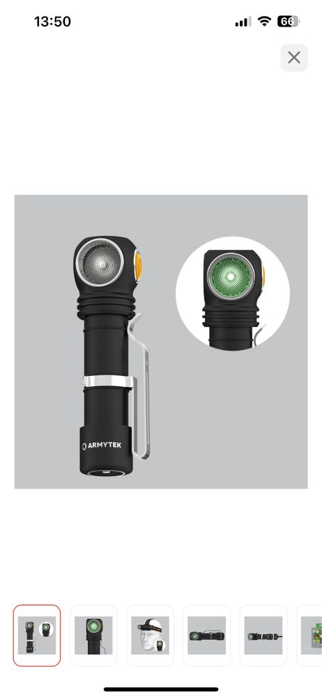 Armytek WIZARD C2 WG MAGNET зеленый белый