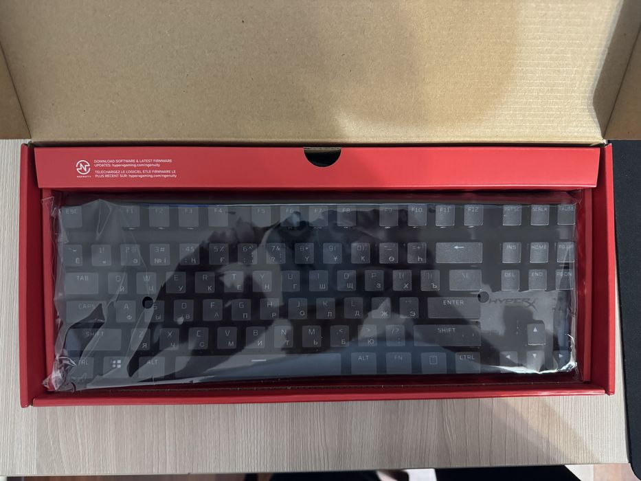 Клавиатура игровая Hyperx Alloy Origins PBT TKL (Red)