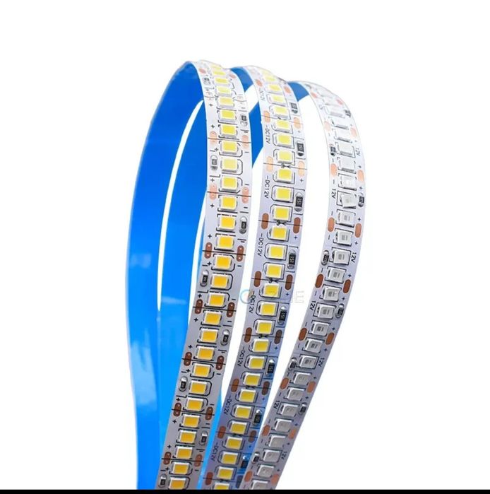 5 metrlik oq LED lenta (SMD2835, 240 LED/m, 12V, IP20)