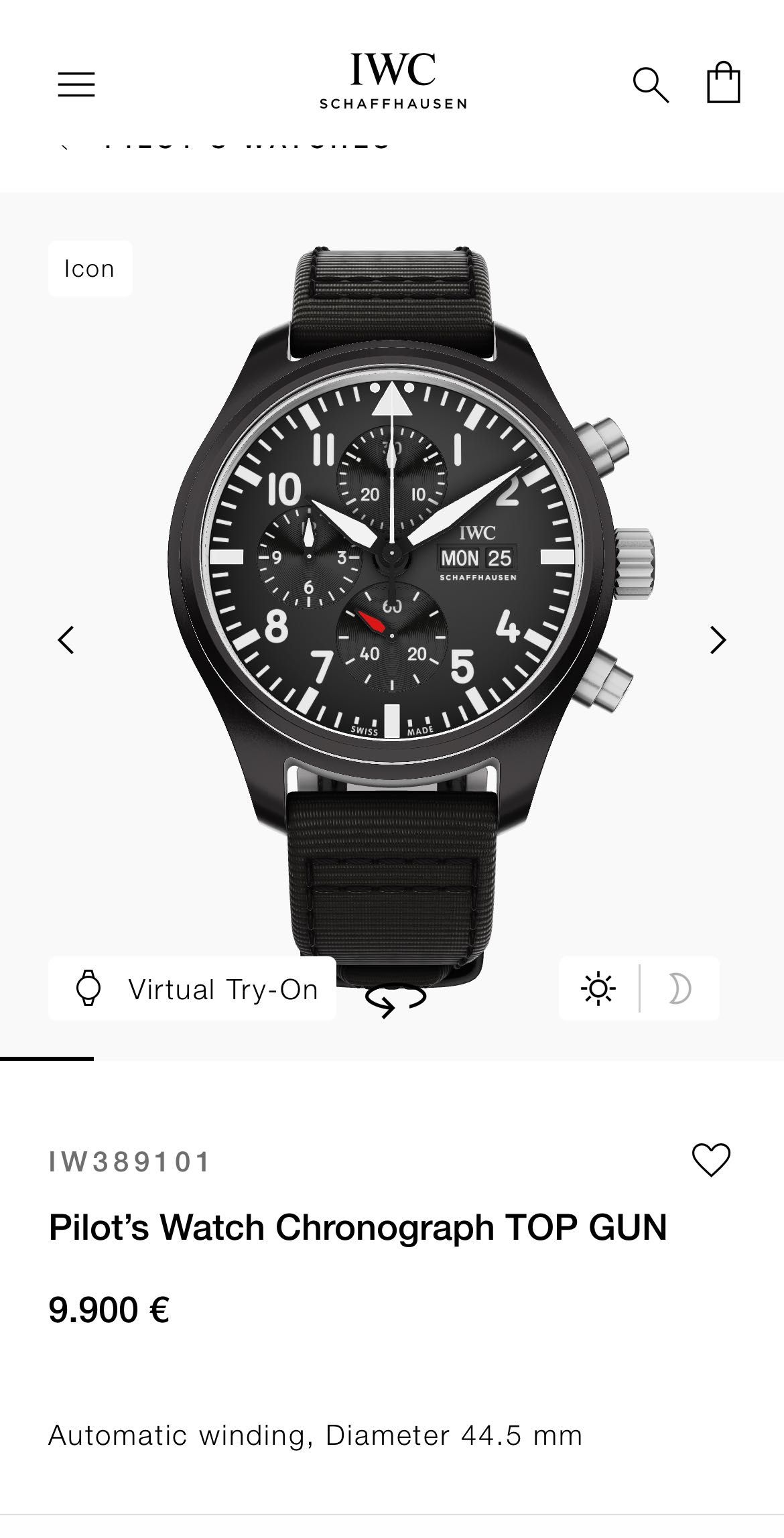 IWC Top Gun Ceramic
