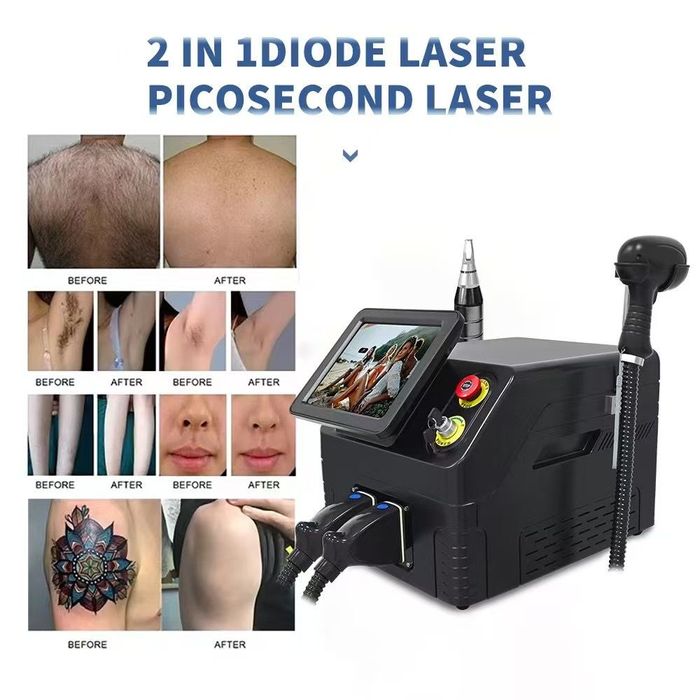 Лазер 2 в 1 для удаления волос и татуажа