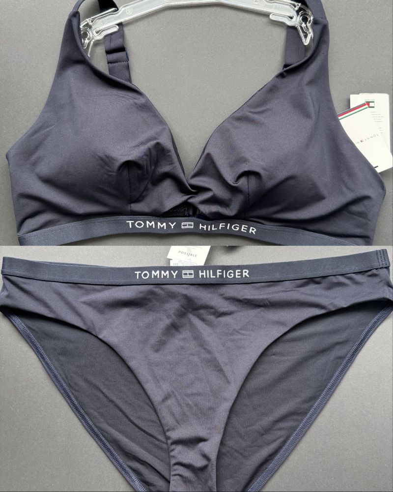Тъмносин бански в две части Tommy Hilfiger /1XL/