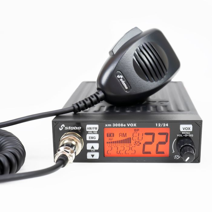 Statie radio CB STABO XM 3008E AM-FM,12-24V, VOX, ASQ