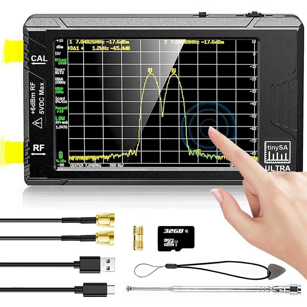 Analizor de spectru 100KHz-5.3GHz TinySA Ultra 4 inch