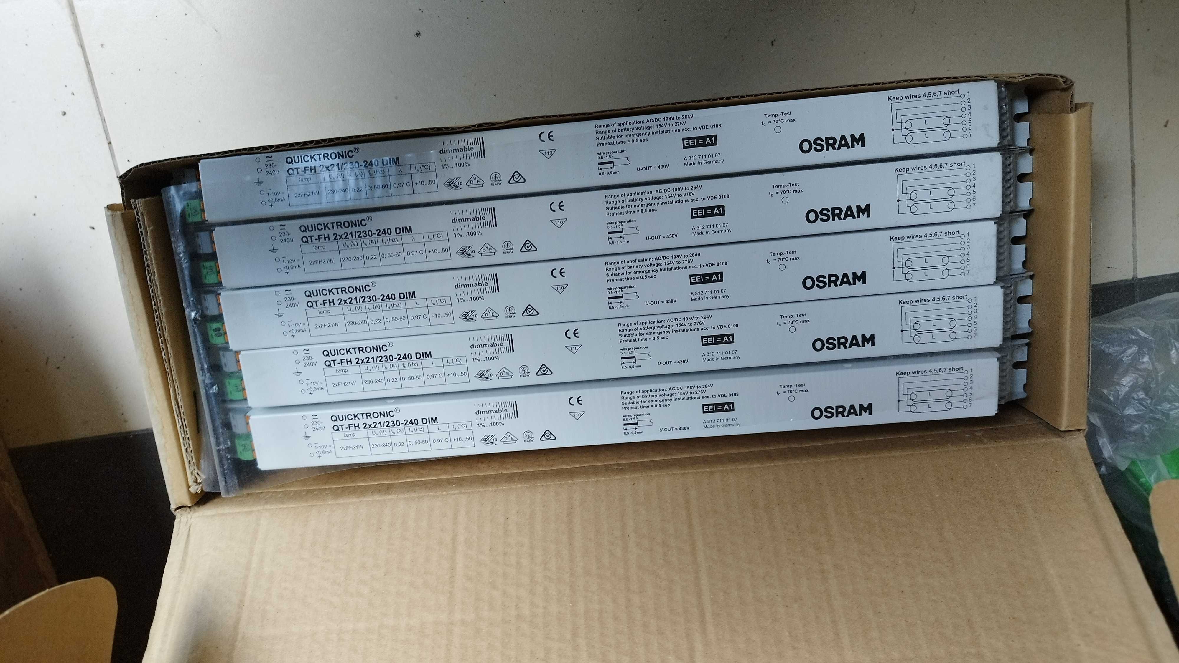 Електронно запалване / баласт Osram Quicktronic QT-FH 2x21/230-240 DIM