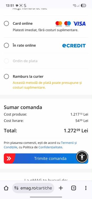 Masina de spalat vase  Heinner noua