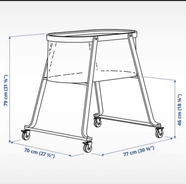 Cose bebe pe roti Ikea
