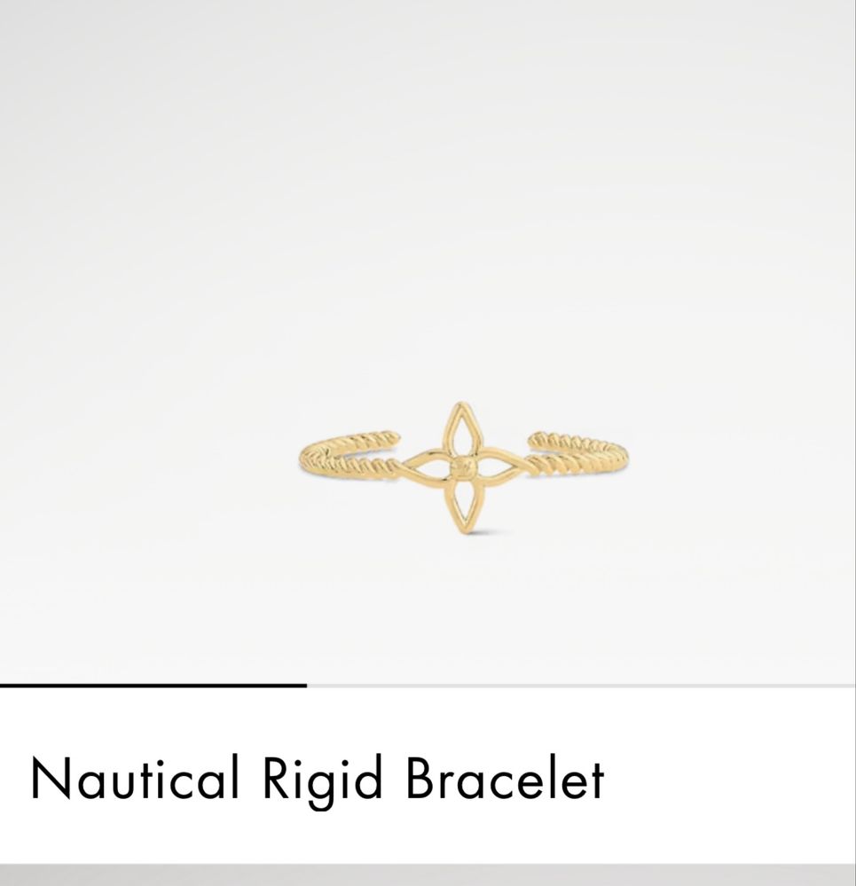 Nautical Rigid Bracelet 750/18K