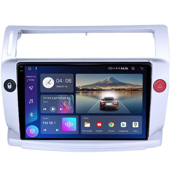 Navigatie Citroen C4 2004-2014, Android 14, 4GB RAM/64GB ROM
