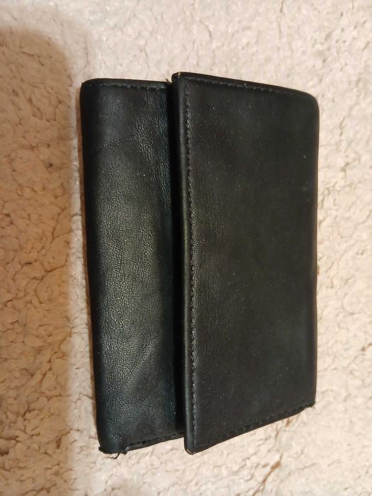 portofel mini din piele naturala- bancnote euro