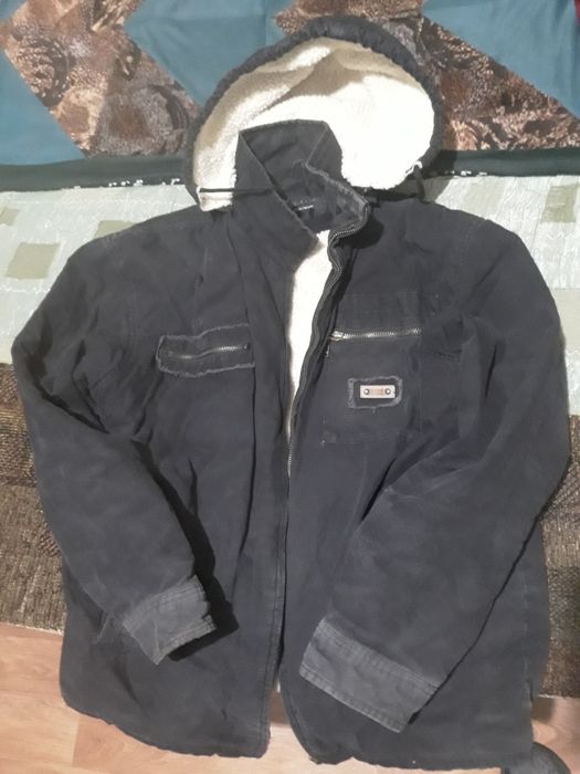 Куртка замша внутри мех  30000тг