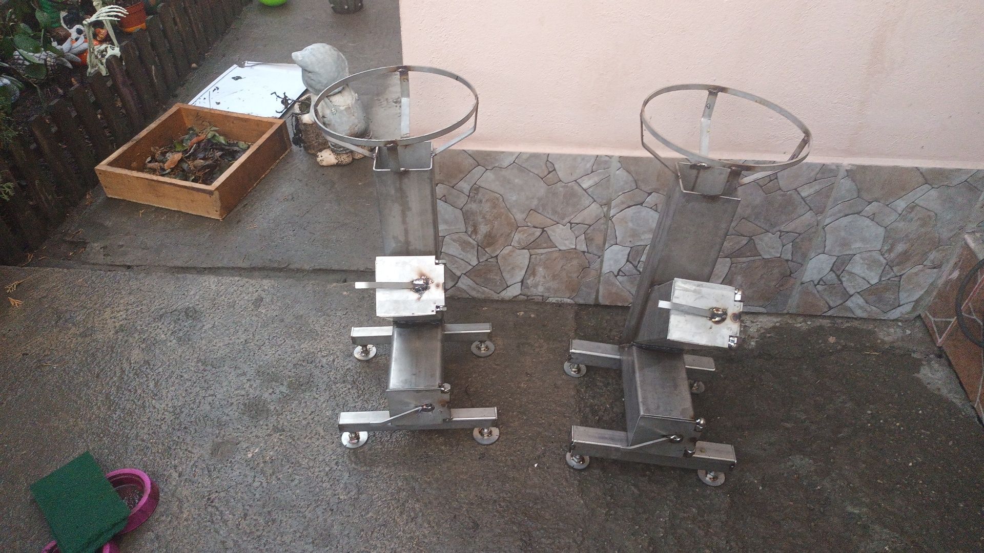 Soba racheta  100x100x4mm si 150x150x4 mm din inox