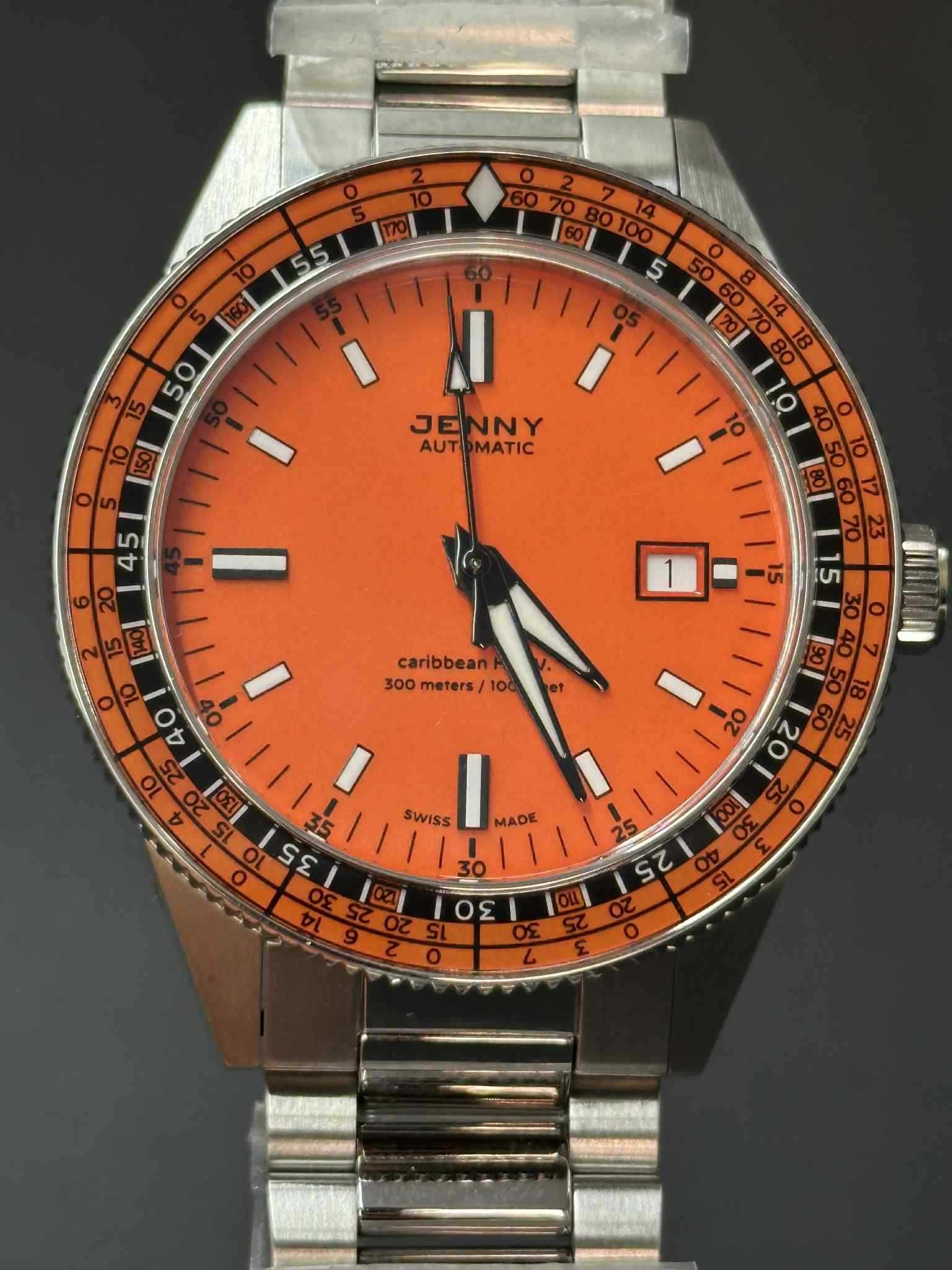 Часовник JENNY Caribbean HRV Orange / Чисто нов