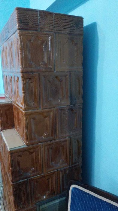 Vand Sobă Teracotă