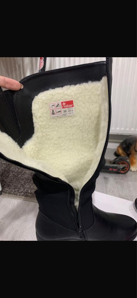 Cizme piele Rieker