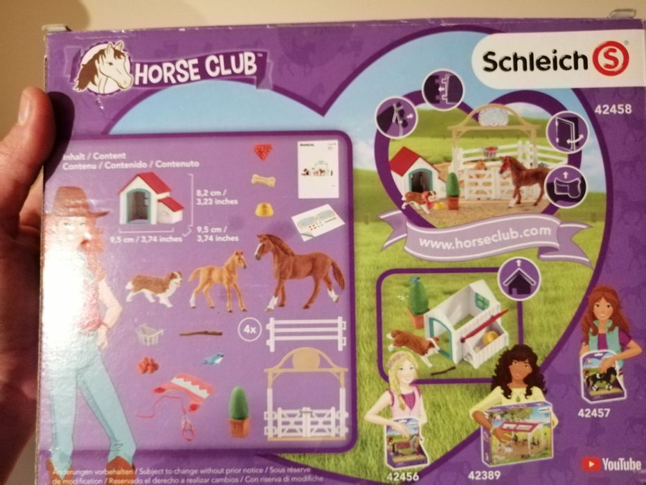Schleich Комплект - кончетата на Хана и кучето Руби