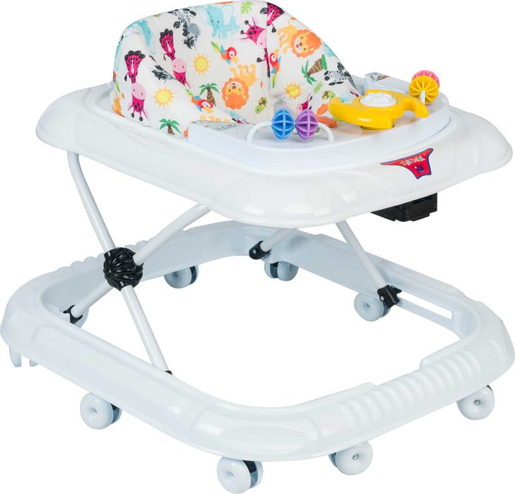 Музикална Бебешка проходилка 3 в 1 Moni Jungle Fun с 5 мелодии и играч