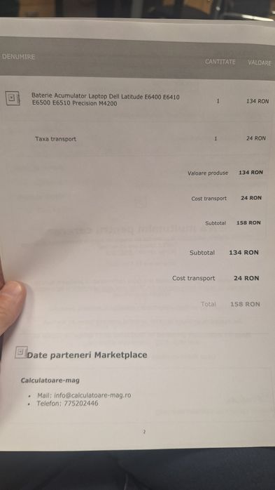 Vand Laptop Dell I5