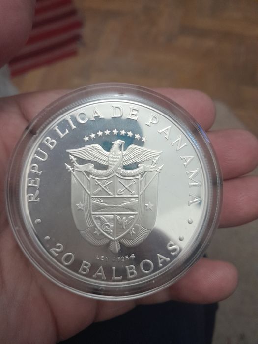 Vand monede 20 balboas Panama
