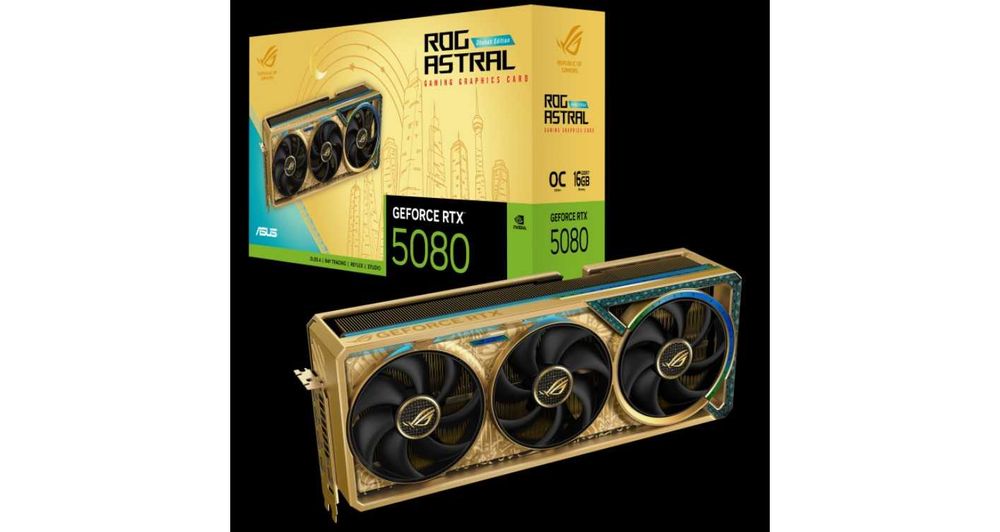 Продам видеокарту RTX 5080 Asus Dhahab CORE